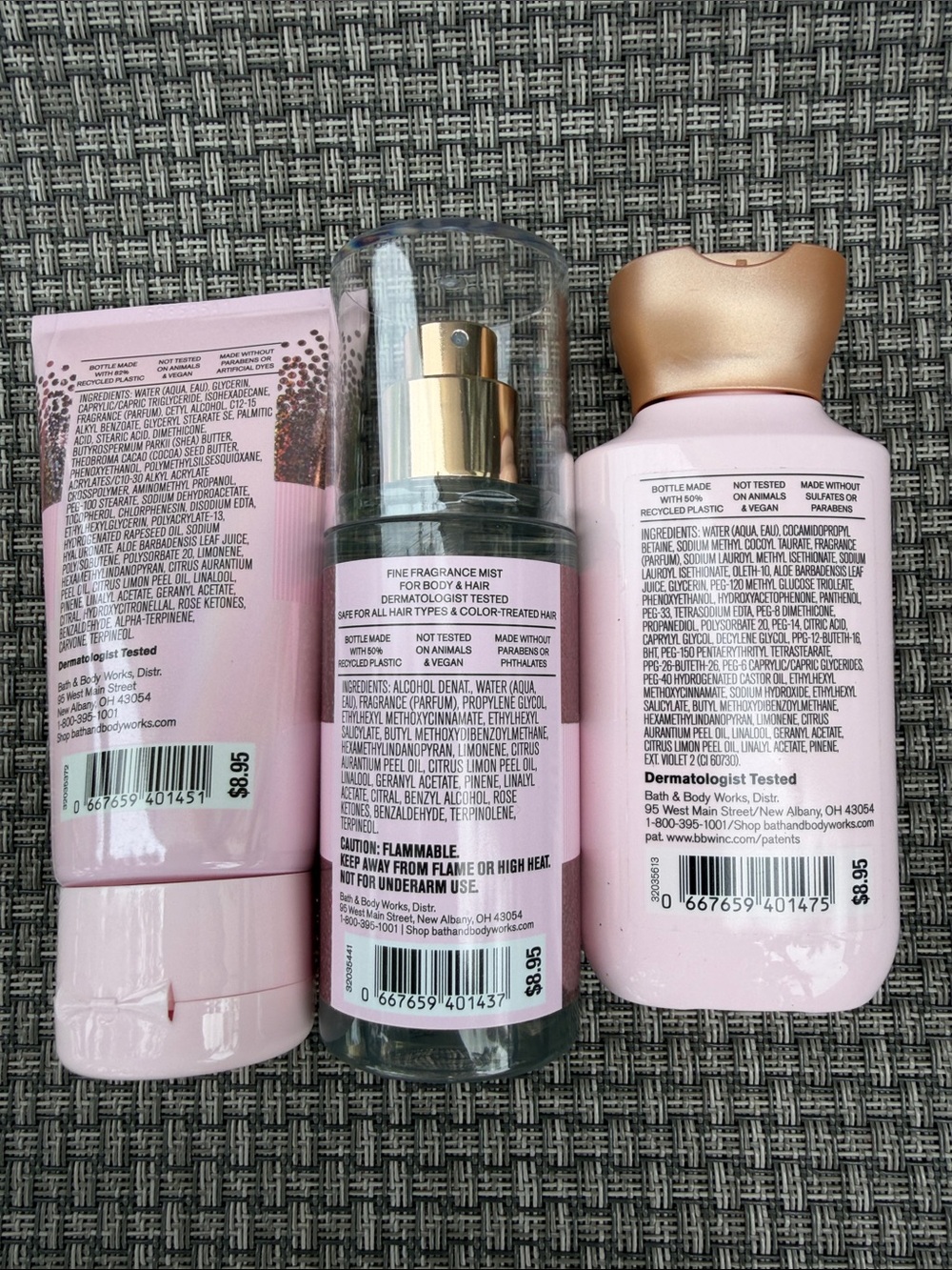 Bath & Body Works Travel Sized Champagne Toast Trio - Picture 2 of 16